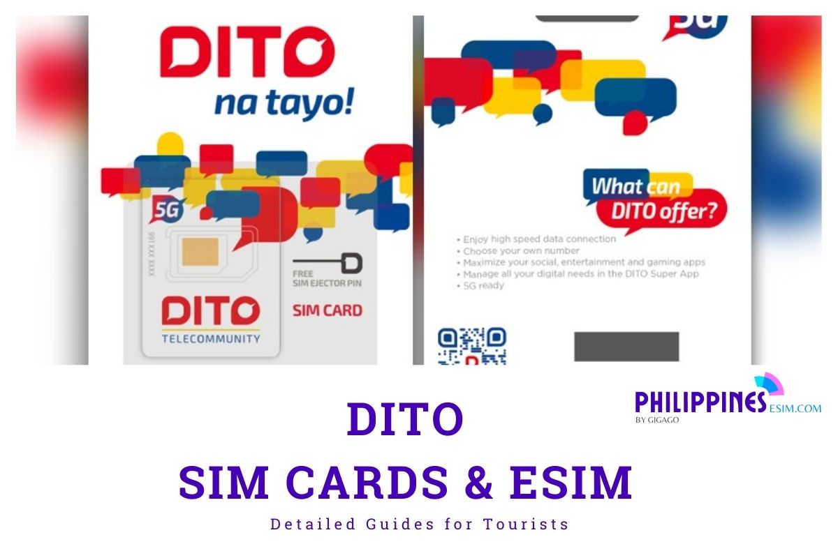 DITO SIM Cards and eSIM for Tourists in