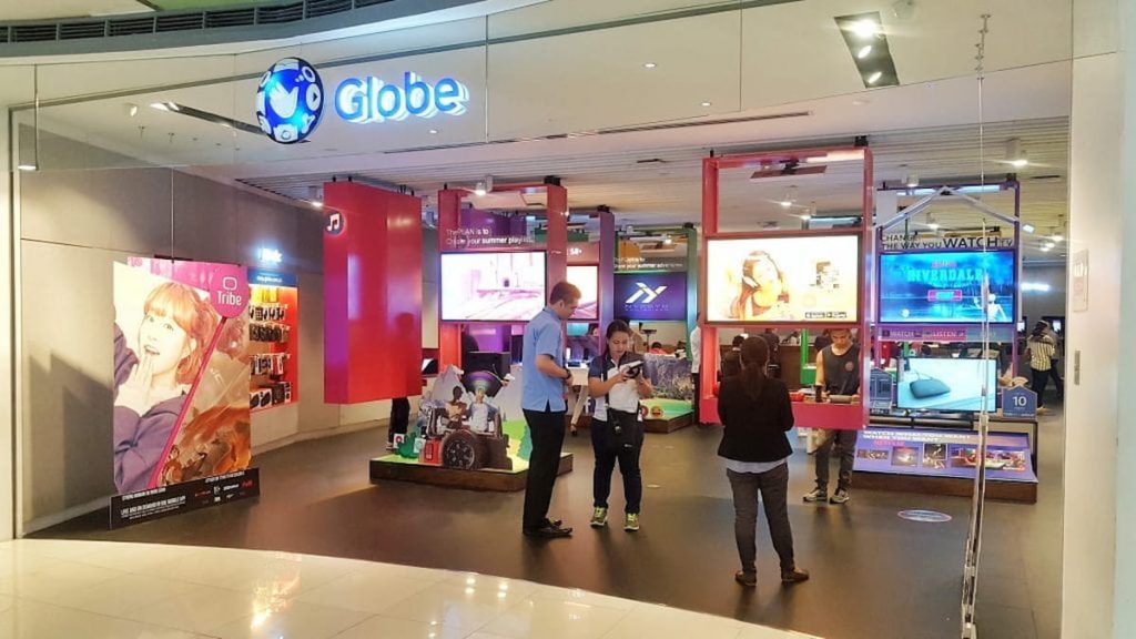 Globe operator stores in Manila

